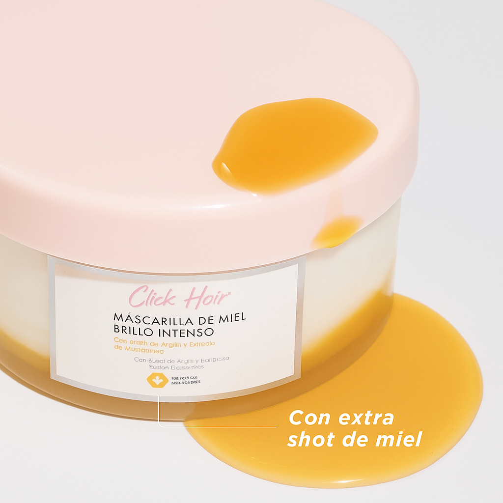 MASCARILLA DE MIEL BRILLO INTENSO