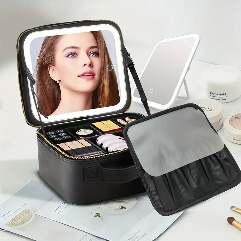 Cosmetiquera + LUZ LED