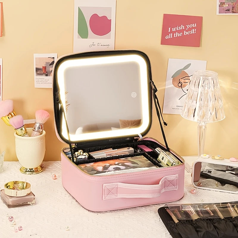 Cosmetiquera + LUZ LED