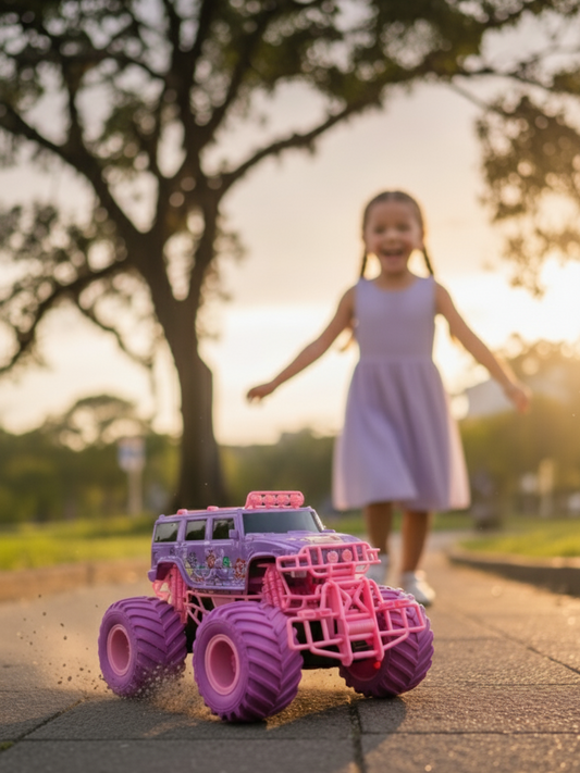 CARRITO CONTROL DE NIÑA RECARGABLE